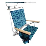 Bliss Hammocks Folding Beach Chair, Backpack Recliner With Canopy (open Box). Price: $100.93.