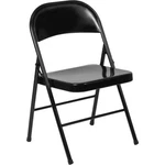 Flash Furniture Hercules Double Braced Black Metal Folding Chair BD-F002-BK-GG New. Price: $54.99.