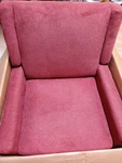 Colamy Modern Wingback Living Room Upholstered Fabric Armchair - Parts New. Price: $75.00.
