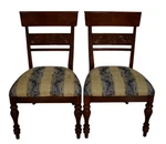 Ethan Allen British Classics Dining Side Chairs Carved Maple #29-6500 #260 Used. Price: $495.00.