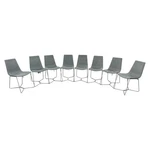 West Elm Slope Dining Chair (set Of 8) Used. Price: $1841.41.
