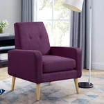 Accent Upholstered Tufted Button Linen Fabric Single Sofa Us New. Price: $143.99.