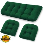 Cnsmak Emerald Wicker Chair Cushions Set 3 Waterproof Outdoor Patio Furniture New. Price: $81.99.
