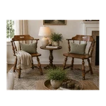 Ethan Allen Nutmeg PLT-14 Country Accent Chairs Set Of 2, Wood, Model 10-6101 Used. Price: $195.00.
