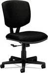 Hon Volt Armless Office Chairs With Wheels, Ergonomic Adjustable Center-tilt New. Price: $339.21.
