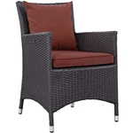 Modway Convene 2-PIECE Aluminum And Rattan Patio Dining Chairs Espresso/beige New. Price: $475.75.