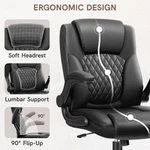 New Coolhut Leather Office Chair Big And Tall 400LBS Wide Seat. Price: $115.00.