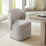 Kislot Dining Casters No Linen Deakchair Wingback Single Sofa Beige Open. Price: $259.00.