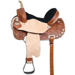 97HS Hilason Western Horse Treeless Trail Barrel Saddle American Leather New. Price: $749.95.