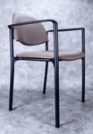 Global Upholstery Company Lobby Guest Side Chair W/ Arms Stackable Used. Price: $60.00.