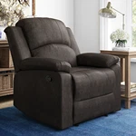 Recliner Armchair Manual 3 Positions 400LB Cap Espresso Brown Faux Suede New. Price: $332.99.