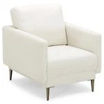 Modern Upholstered Accent Chair With Removable Backrest Cushion-white Color: New. Price: $281.48.