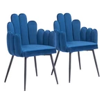 Zuo Modern Noosa Dining Chair Set Of 2, Navy Blue - 109654 New. Price: $379.99.