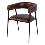 Butler Specialty Company Dallas 19.5" Seat Height Leather Dining Chair-brown New. Price: $315.57.