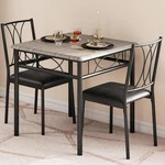 Small Dining Table Set For 2, Square And Chairs Of 3 Piece Kitch... New. Price: $245.81.