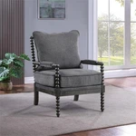 Osp Home Furnishings Eliza Spindle Chair Charcoal Fabric New. Price: $397.99.