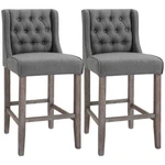 Dual 40" High Back Countertop Height Dining Stool Seat Accent Furniture Set New. Price: $168.99.