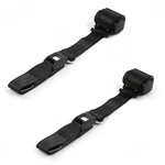 Ford 1935 - 1940 Standard 2PT Black Retractable Bucket Seat Kit Belts New. Price: $136.50.