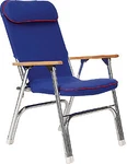 Seachoice Canvas Folding Chair , Blue W/ Red Trim New. Price: $222.78.