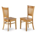 Mid Century Modern Oak Dining Chair Set Of 2 Stylish Comfortable Wood Seating New. Price: $183.09.