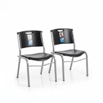 Lifetime (2 Pack) Plastic Indoor/outdoor Stacking Chair Sz 20"W X 17"L 32"H, B New. Price: $98.56.