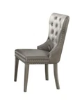 Acme Kacela Silver Pu & Antique Finish Dining Chair 39"H Side New. Price: $429.00.