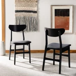 Safavieh Lucca Retro Dining Chair Set Of 2 Black New. Price: $173.10.