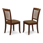East West Furniture Danbury 38" Fabric Dining Chairs Mahogany (set Of 2) New. Price: $189.05.