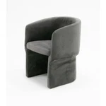 Modrest Vassar - Modern Grey Velvet Dining Chair New. Price: $426.65.