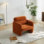 Best-selling 34" Boucle Cloud Accent Curved Back Single Armchair, Plush New. Price: $398.07.