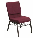 Flash Furniture Fabric Church Chair W/book Pouch,brgundy New. Price: $129.99.