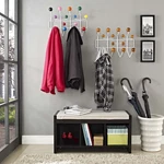Modway Gumball Modern Wood Iron And Steel Coat Rack In Multi-color New. Price: $63.99.