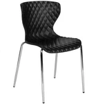 Flash Furniture Lowell Metal Stack Chair New. Price: $69.99.