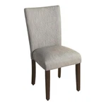 Homepop 38" Traditional Fabric Parsons Dining Chair Light Gray New. Price: $159.99.