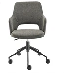 Euro Style Darcie Office Chair Gray With Black Bottom New. Price: $250.00.
