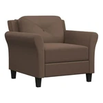 Bowery Hill Tufted Back Transitional Polyester Microfiber Chair In Brown New. Price: $282.95.