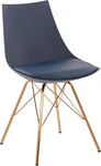 Osp Home Furnishings Oakley Mid-century Modern Bucket Chair, Navy Open. Price: $104.00.
