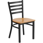 Flash Furniture Hercules Black Ladder Chair, Wood Seat XU-DG694BLAD-NATW-GG New. Price: $109.99.