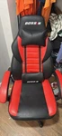 Bossin Red And Black Ergonomic Computer Gaming Office Chair With Armrests Used. Price: $80.00.