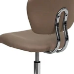 Flash Furniture Mid-back Mesh Office Swivel Chair In Coffee Brown New. Price: $141.75.