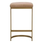 Maklaine Contemporary Transitional Counter Stool Tan Finish New. Price: $399.00.