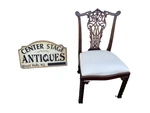 66347 Maitland Smith Mahogany Side Chair Used. Price: $365.00.