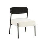 Jolene Velvet Accent Chair Modern Upholstered Living Room Seating Cream New. Price: $247.64.