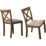 Best Master Furniture Janet 20" Dining Chair Driftwood (set Of 2) New. Price: $210.66.