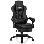 Adjustable Gaming Chair With Footrest And Lumbar Cushion For Office-black Colo New. Price: $225.48.