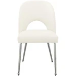 Meridian Furniture Logan Cream Vegan Leather Dining Chair (set Of 2) New. Price: $341.14.