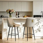 40'' Swivel Bar Stool Microfiber Leather Counter Height Chair Metal Leg New. Price: $195.93.