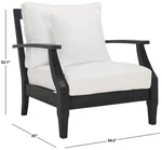 Safavieh Martinique Wood Patio Armchair, Reduced Price 2172793367 CPT1011E Open. Price: $275.00.