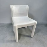 Kartell 4875 Chair Carlo Bartoli Vintage Postmodern Italian Design Gray Plastic Used. Price: $225.00.