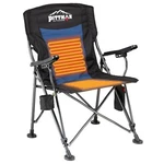 Portable Heated Camping Chair For Fishing, Tailgating By Pittman Outdoors New. Price: $129.99.